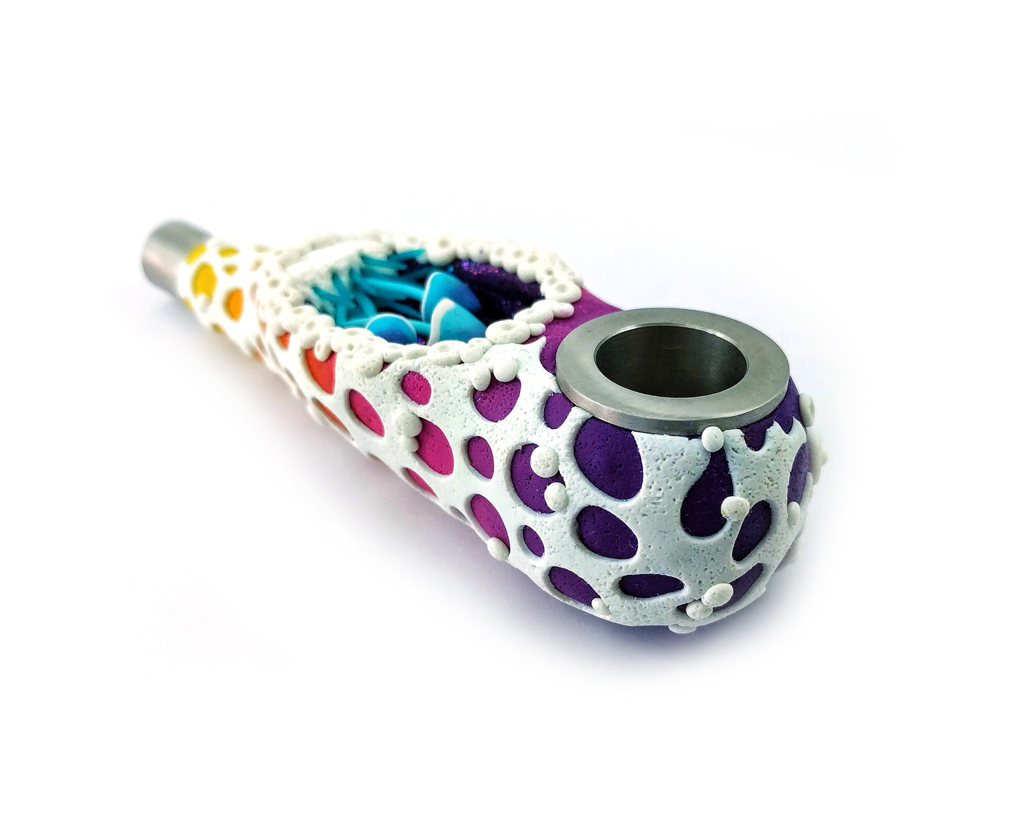 Hand Made Gadzyl Mushroom Smoking pipe Orange