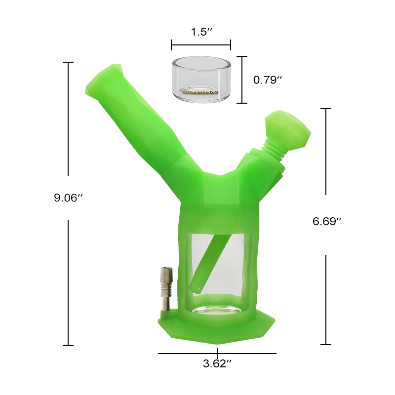 Waxmaid Gemini 2-IN-1 Water Pipe&Nectar Collector