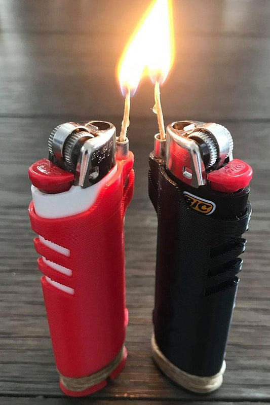 HEMP-WICK LIGHTER SLEEVE