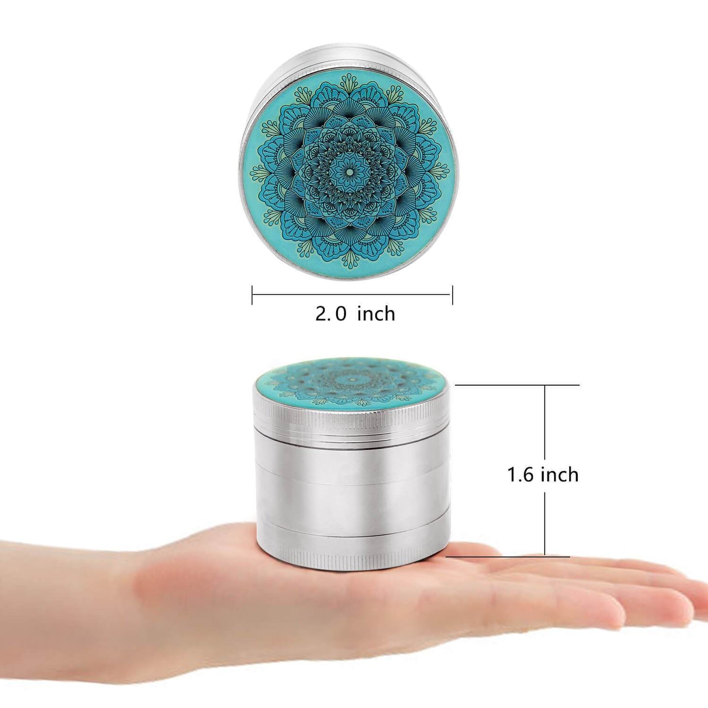 PILOTDIARY Silver Mandala Grinder