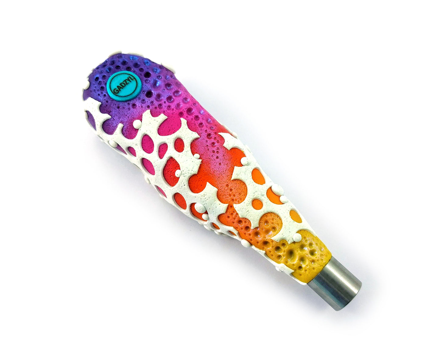 Hand Made Gadzyl Mushroom Smoking pipe Orange