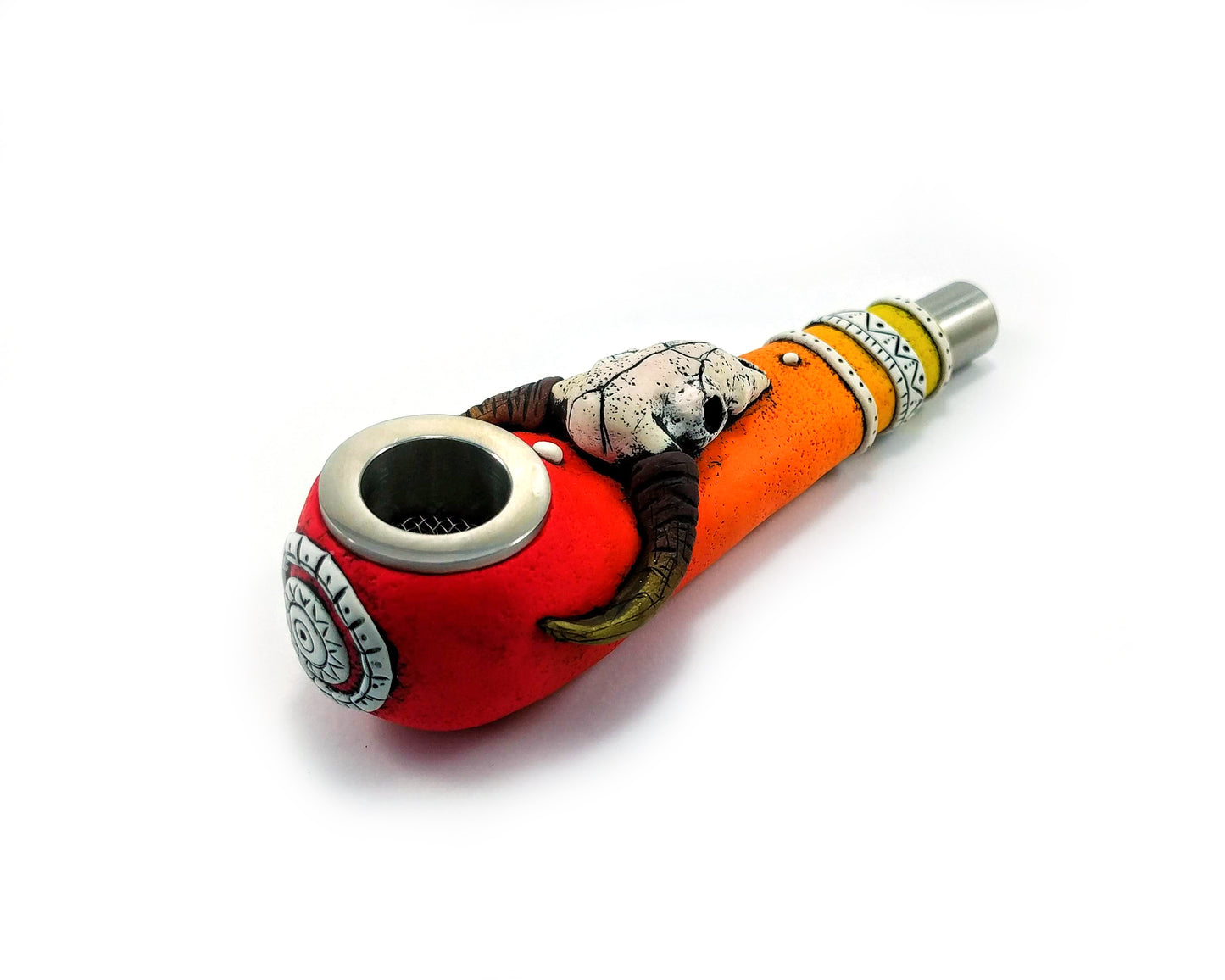 Hand Made Gadzyl Skull Smoking pipe