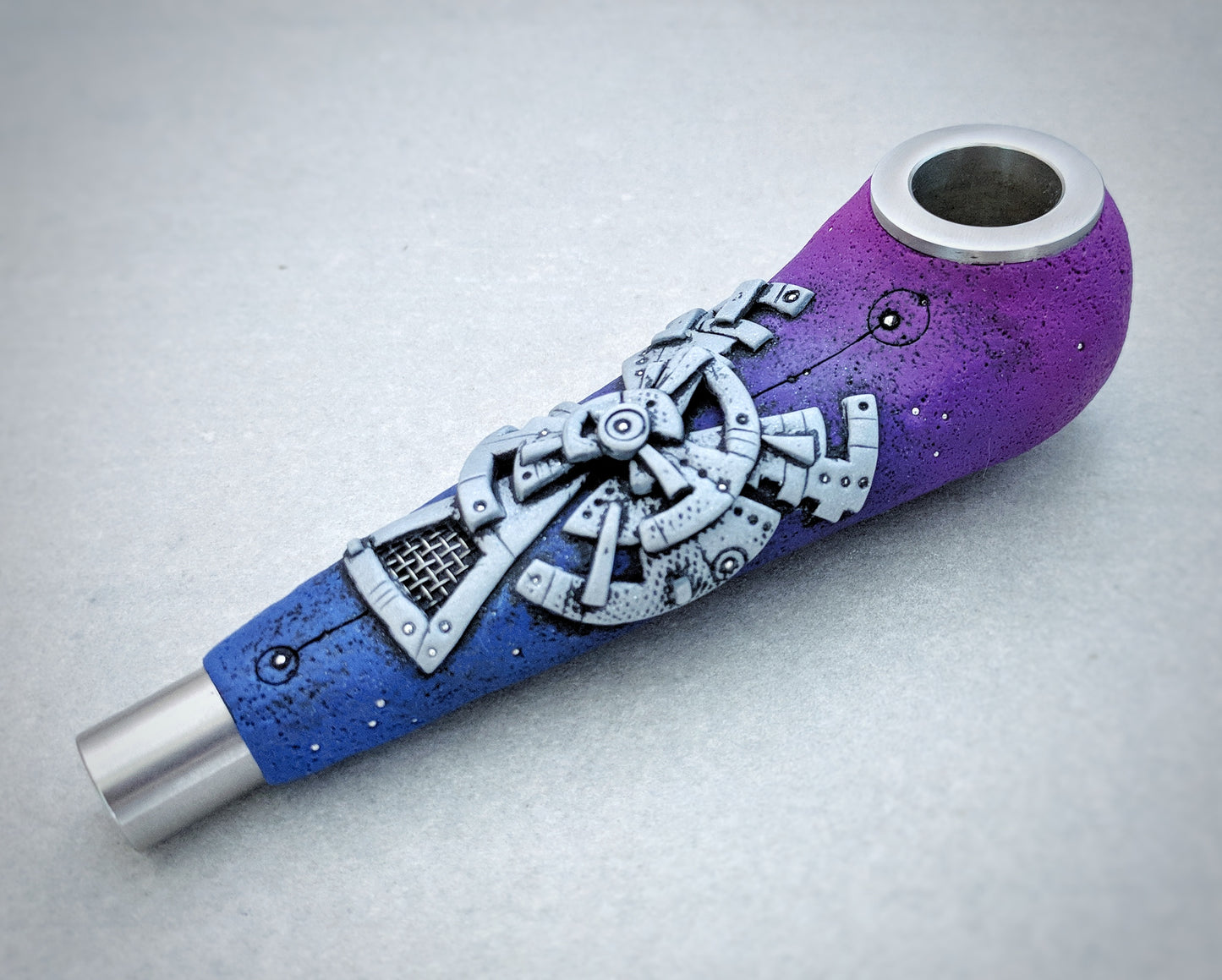 Hand Made Gadzyl Spaceship Smoking pipe