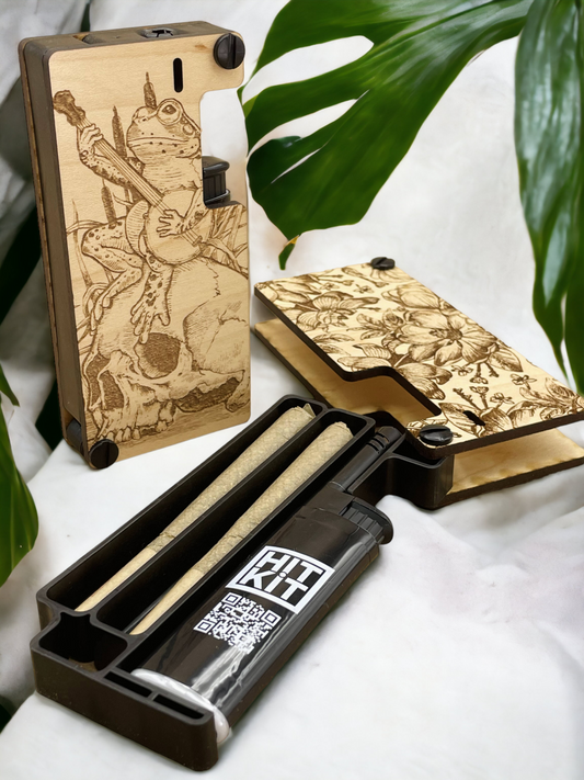 FLAMETHROWER. Portable Joint + Lighter Case.