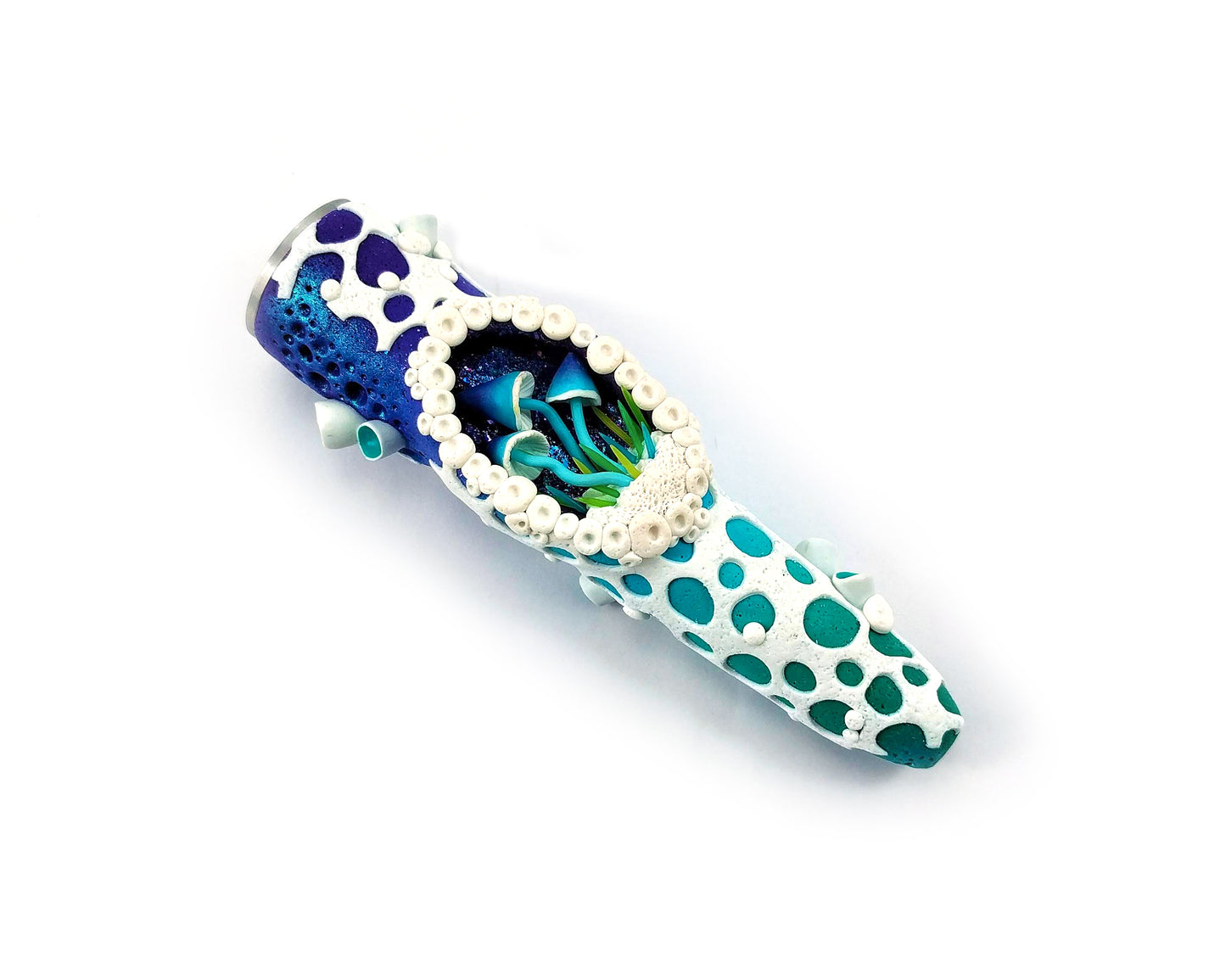 Hand Made Gadzyl Mushrooms Chillum pipe
