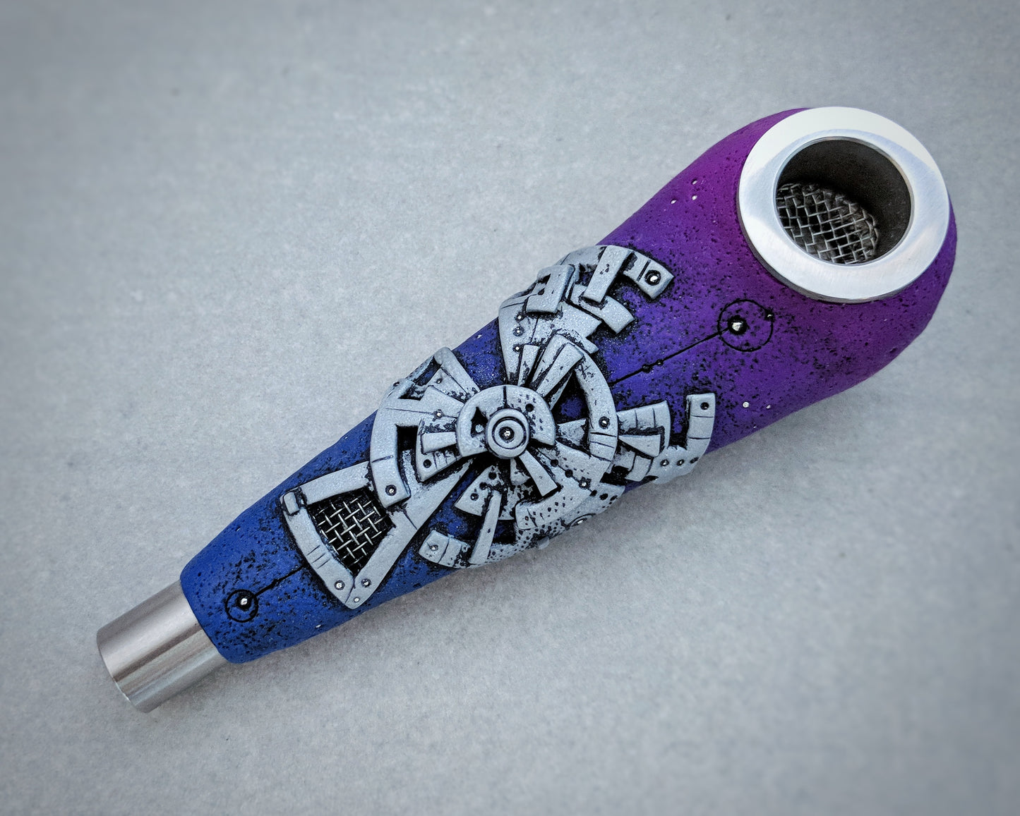Hand Made Gadzyl Spaceship Smoking pipe