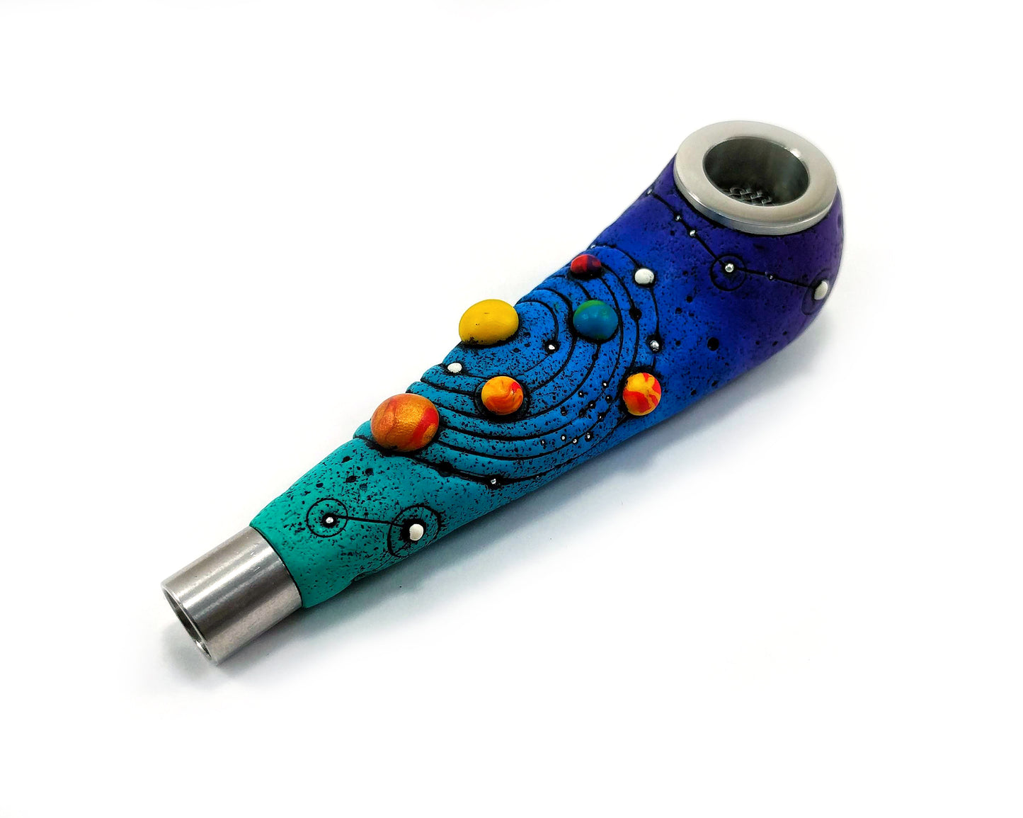 Hand Made Gadzyl Solar System Smoking pipe