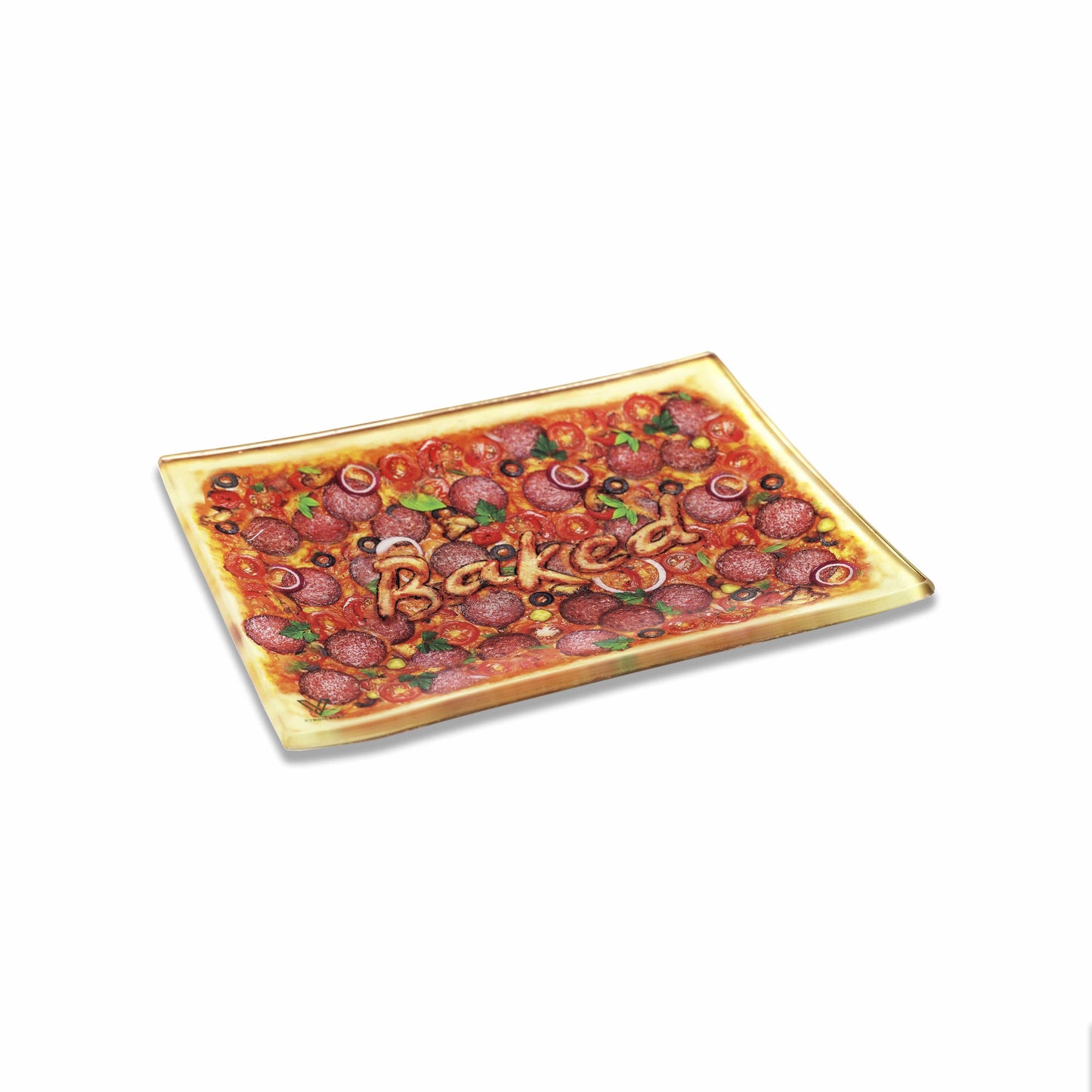 Pizza Glass Tray