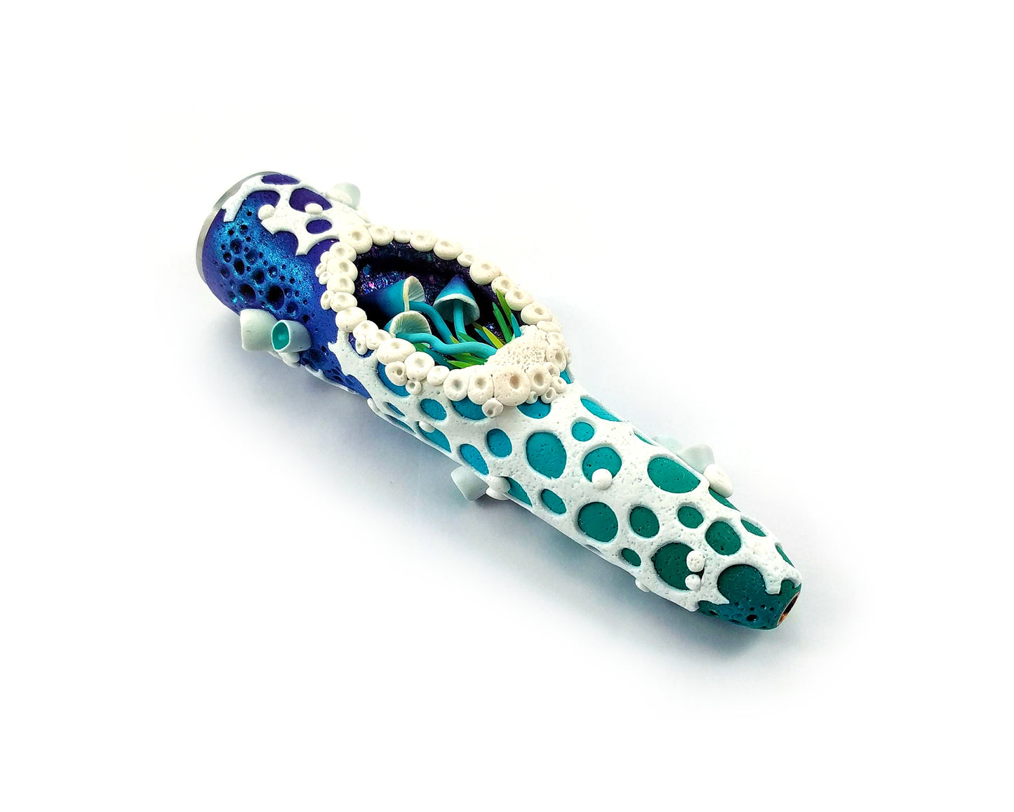 Hand Made Gadzyl Mushrooms Chillum pipe