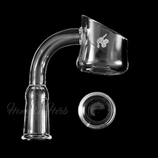 HONEY CUP QUARTZ BANGER - 90° DEGREE | YL