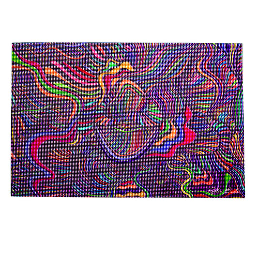 Colorful 8x11 Dab Mat