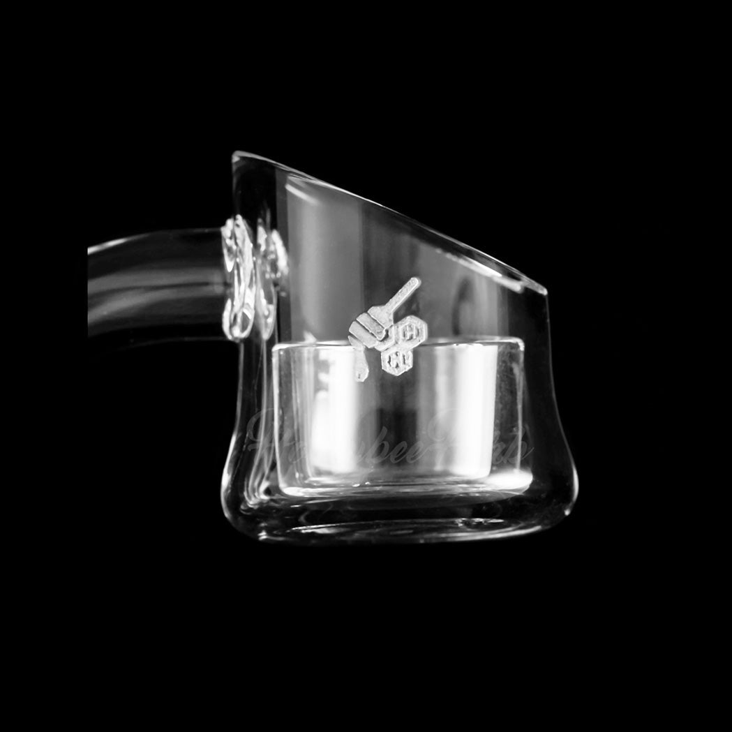 HONEY CUP QUARTZ BANGER - 90° DEGREE | YL