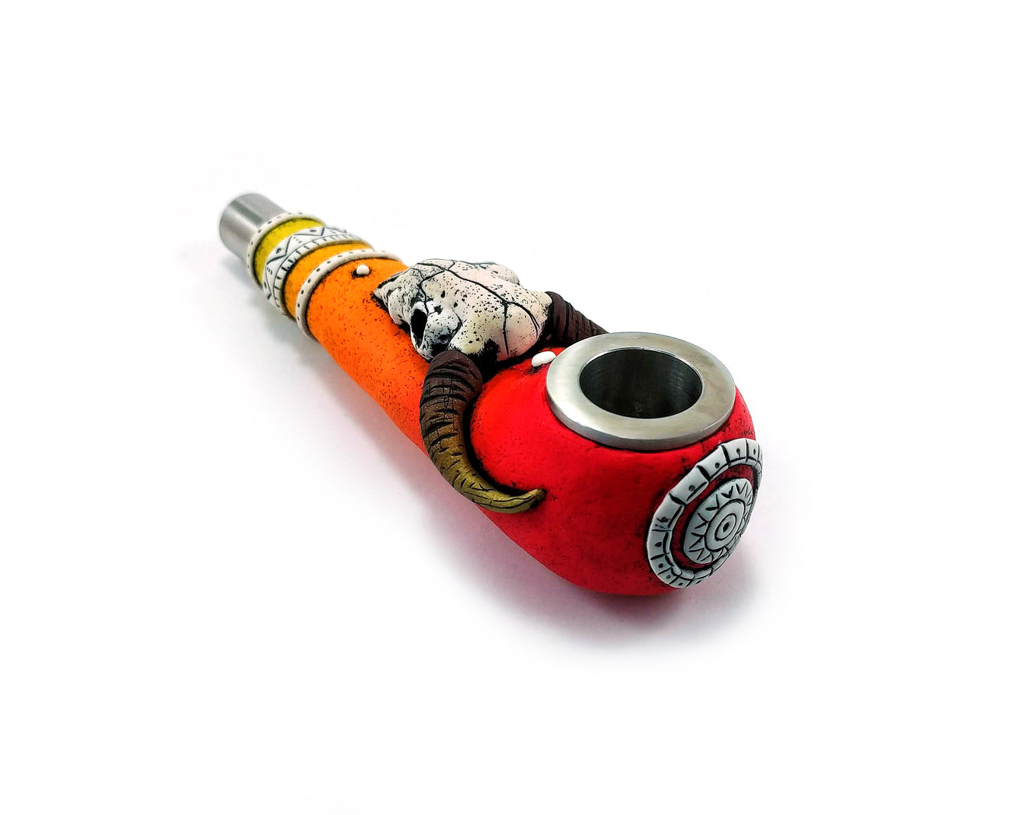 Hand Made Gadzyl Skull Smoking pipe
