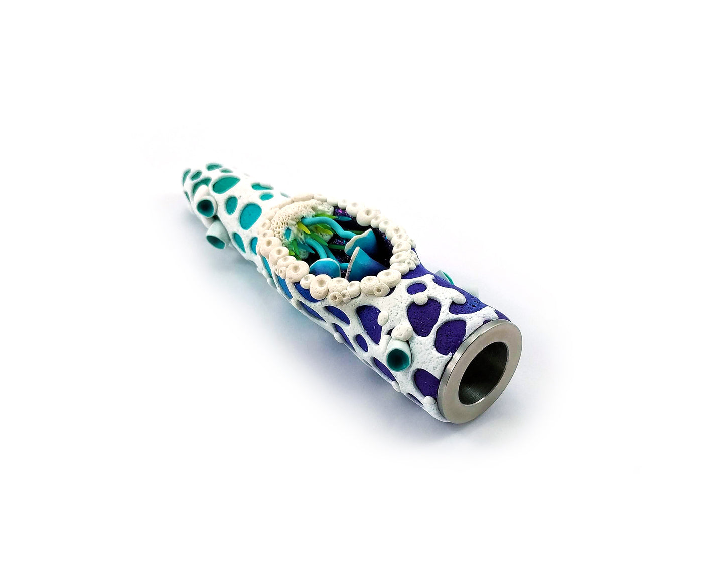 Hand Made Gadzyl Mushrooms Chillum pipe