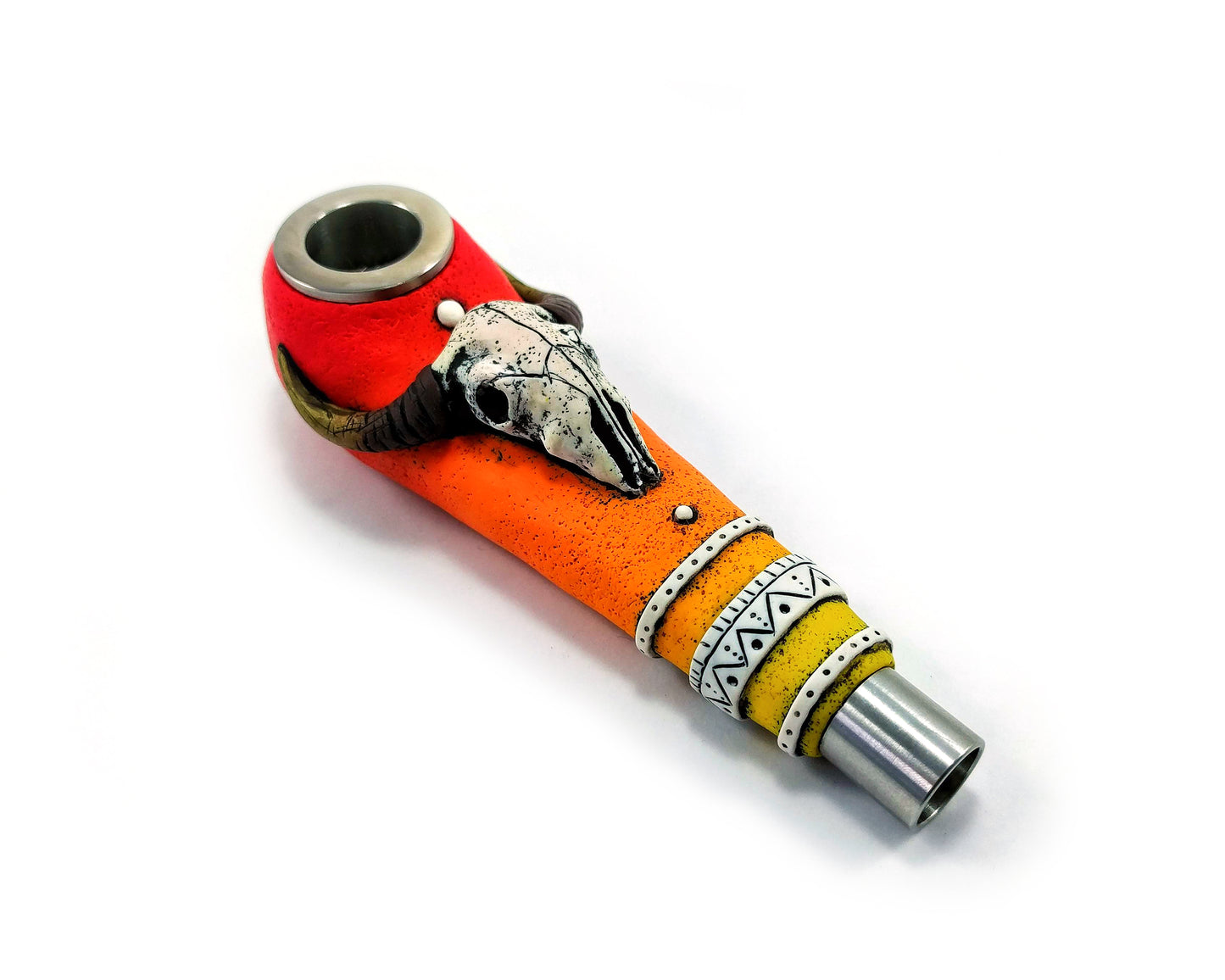 Hand Made Gadzyl Skull Smoking pipe