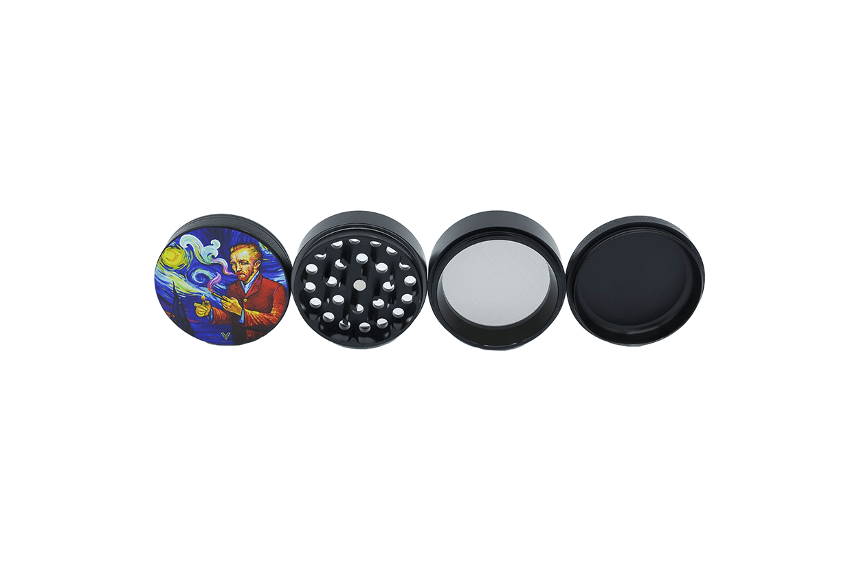 Smoky Night 4-Piece CleanCut Grinder (Nonstick)