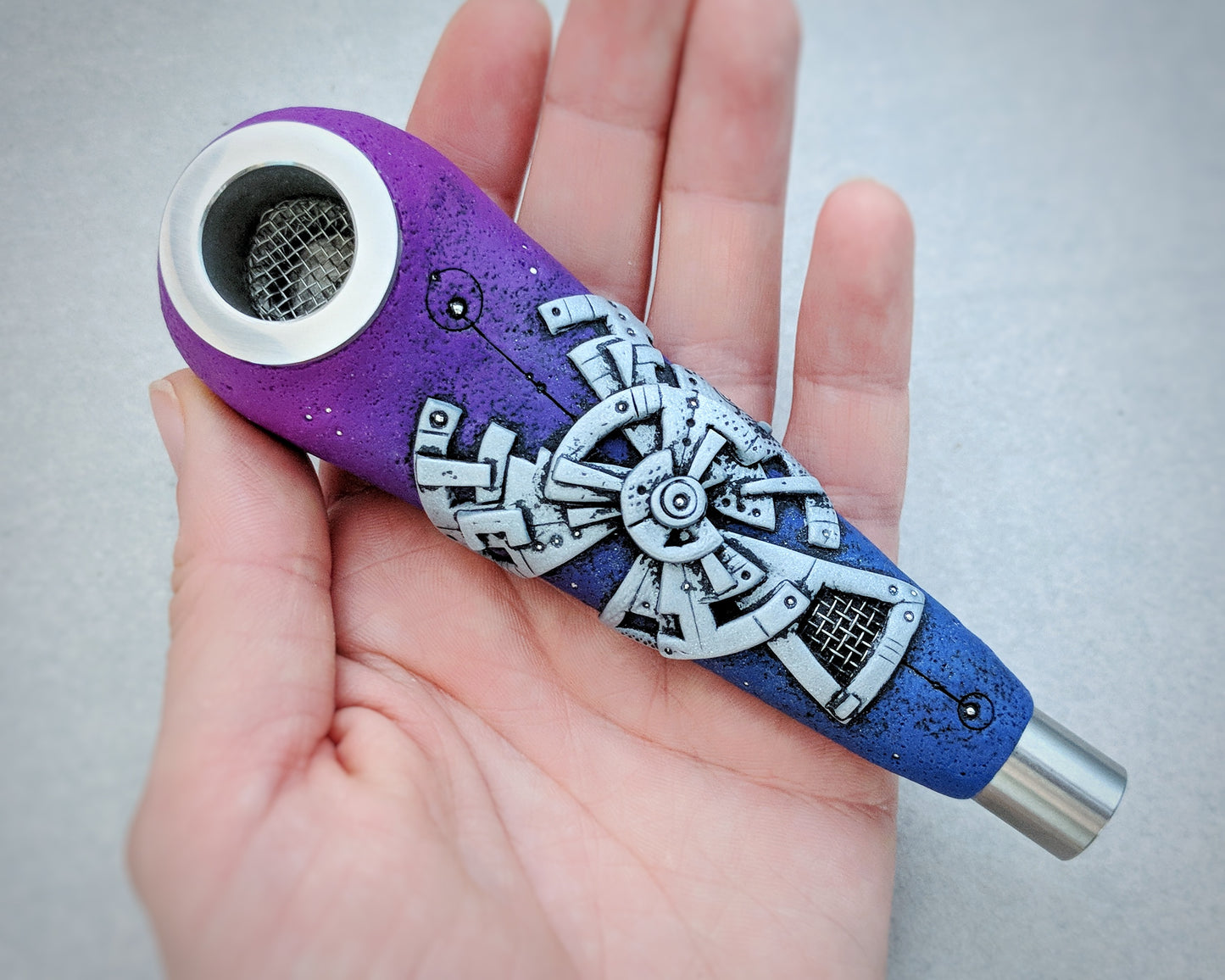 Hand Made Gadzyl Spaceship Smoking pipe