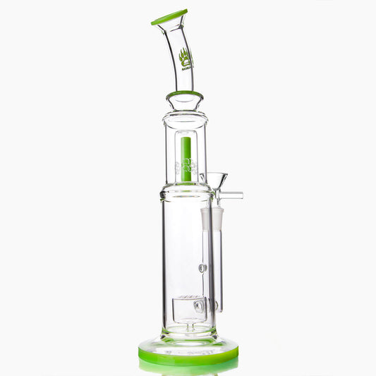 Double Perc Stemless Glass Bong