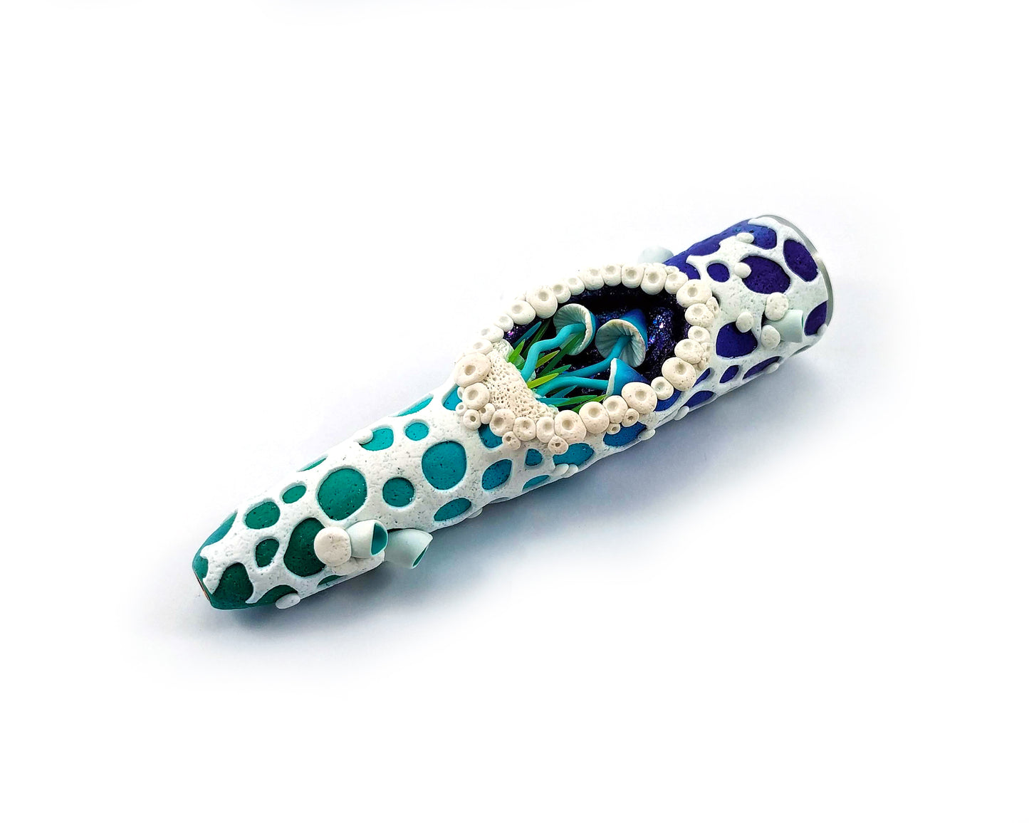 Hand Made Gadzyl Mushrooms Chillum pipe