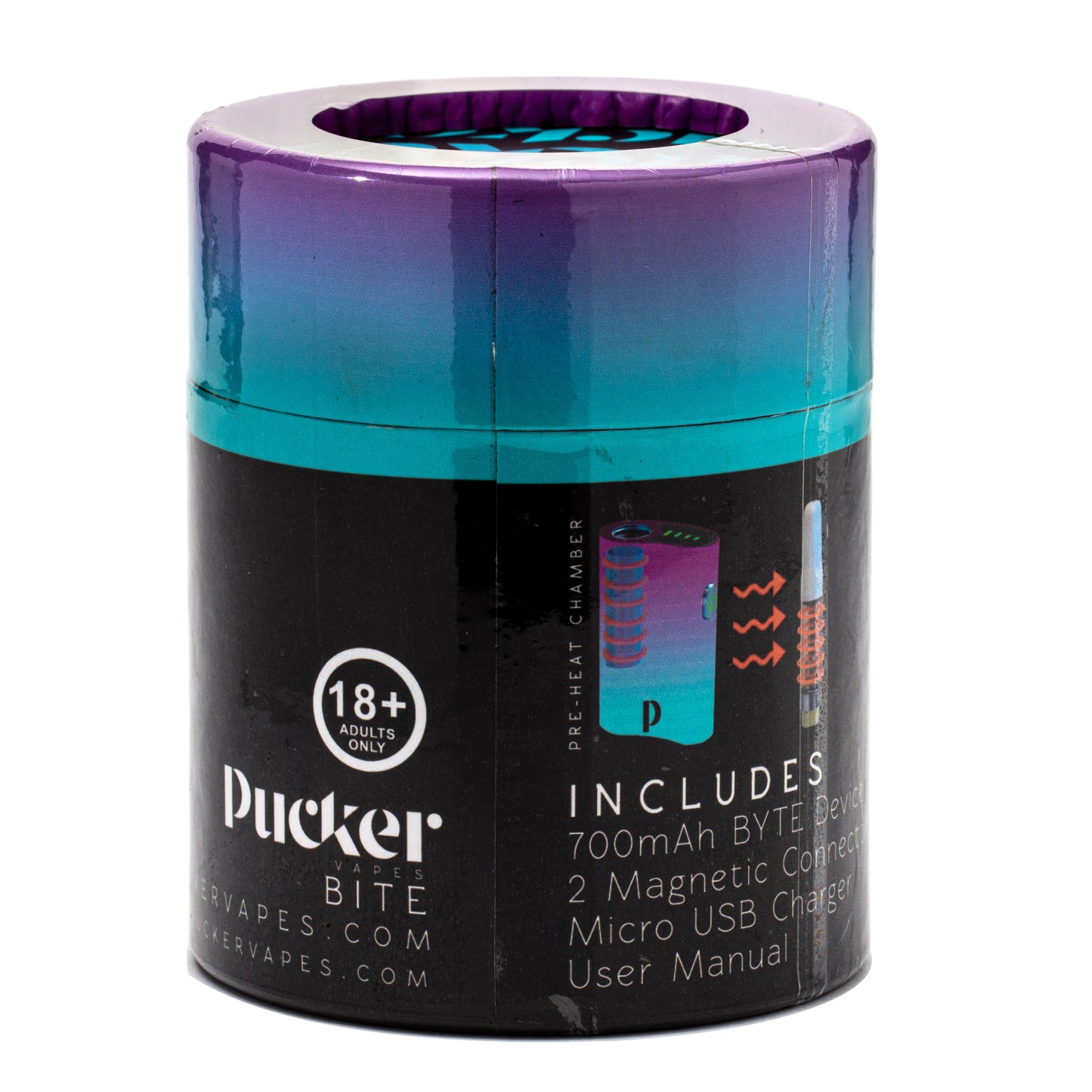 PUCKER "Bite" Smoking Vaporizer 510 Cartridge